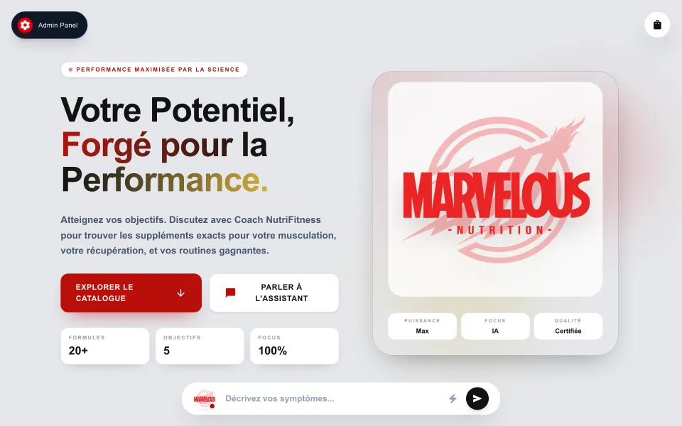 Capture d'écran de NutriFitness V2